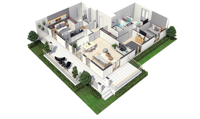 Proyectos de reforma de casas en 3D